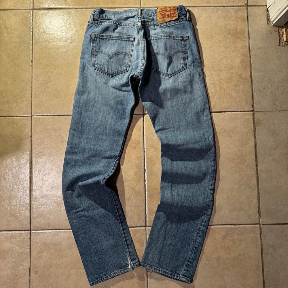Vintage y2k levis 501 blue denim jeans size 28 in womens